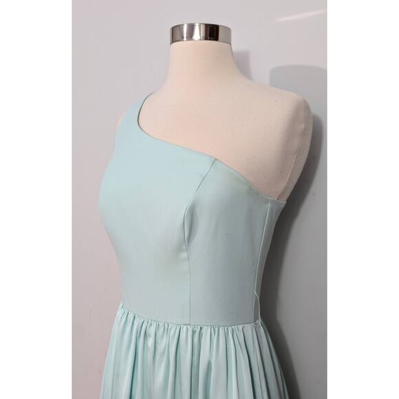White by Vera Wang Aqua One-Shoulder Maxi Dress - Picture 6 of 9